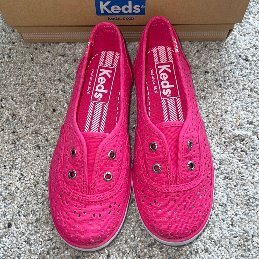 NIB Keds Champion K Skimmer Slip on PINK